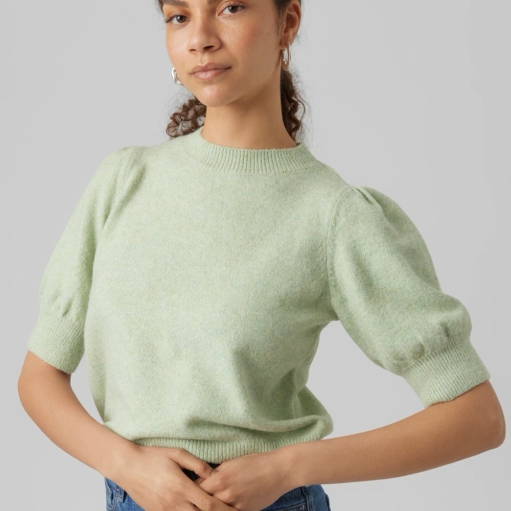 Vero Moda Mint Green Knit Top
